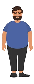 Aktueller Körpertyp Mann